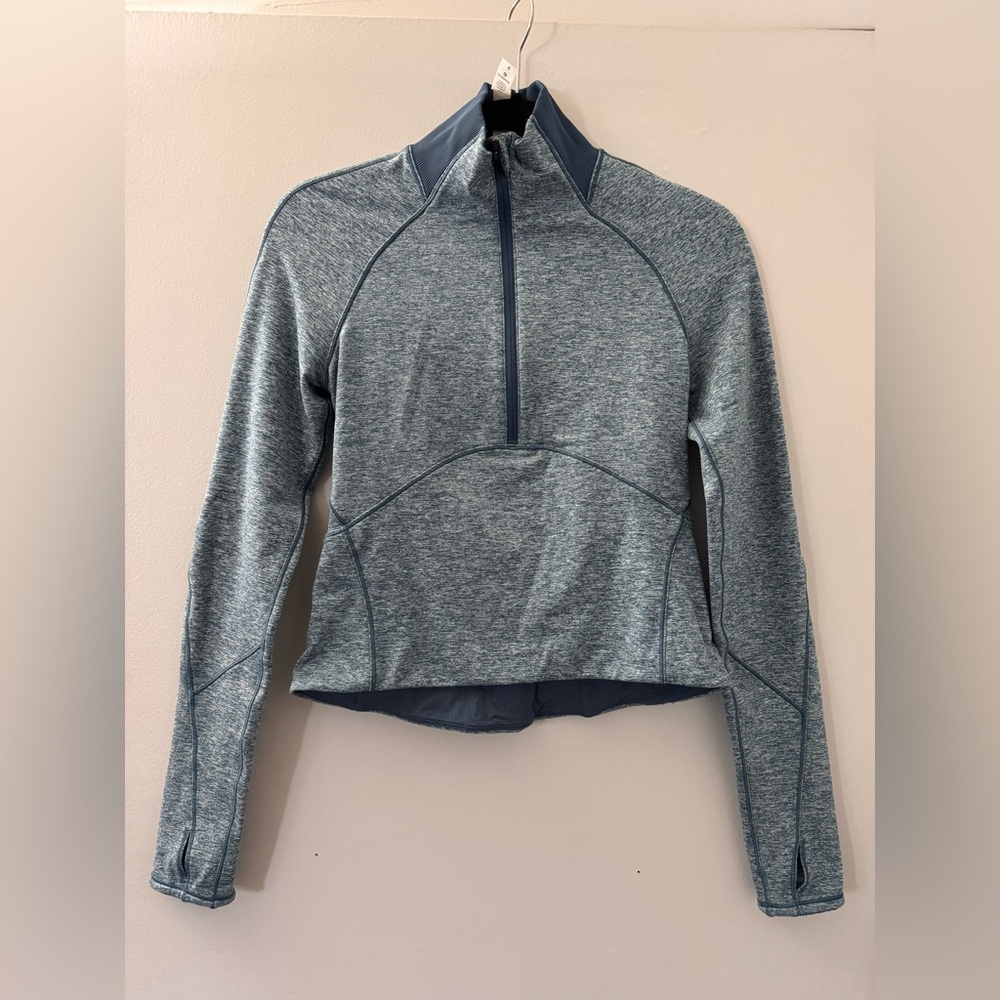Lululemon Light Blue Quarter-Zip Top